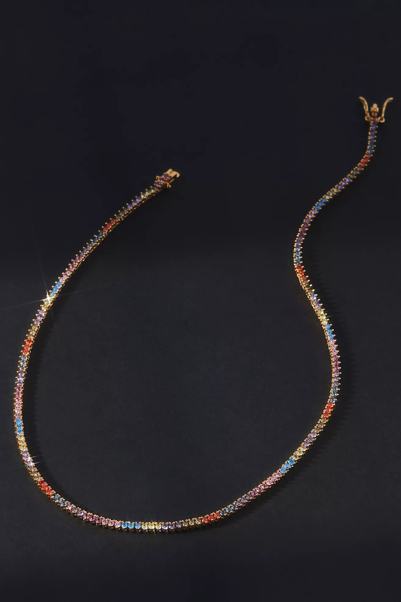 Sparkling Tennis Necklace | Anthropologie (US)