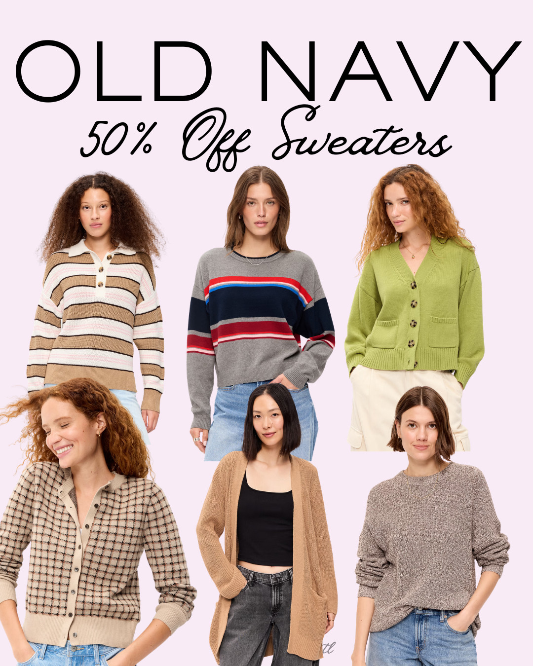 Today only at Old Navy! Sweaters are 50% off, making it the perfect time to grab some cozy fall favorites before the deal ends. 

 #LTKSeasonal #LTKSaleAlert #LTKMidsize