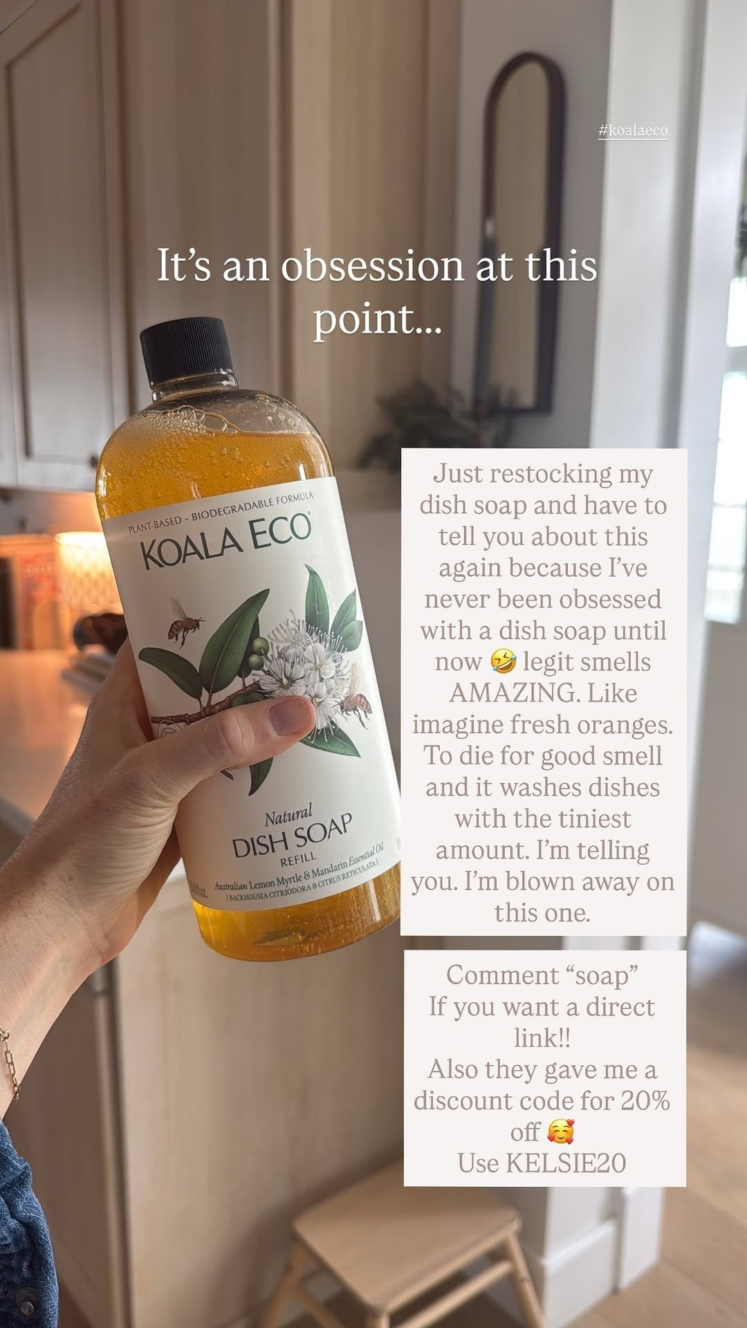 the BEST dish soap. It smells amazing.  

 #LTKdayinmylife #LTKfoodie #LTKHome