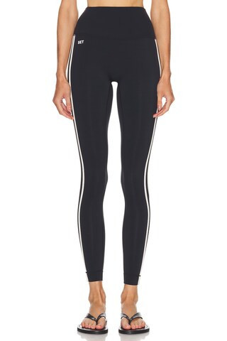 SET Active Airluxe Breathe Strike Legging in Black | FWRD 