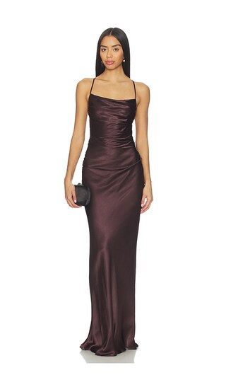 La Lune Lace Back Maxi Dress | Revolve Clothing (Global)