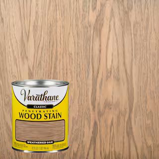 1 qt. Weathered Oak Classic Wood Interior Stain | The Home Depot