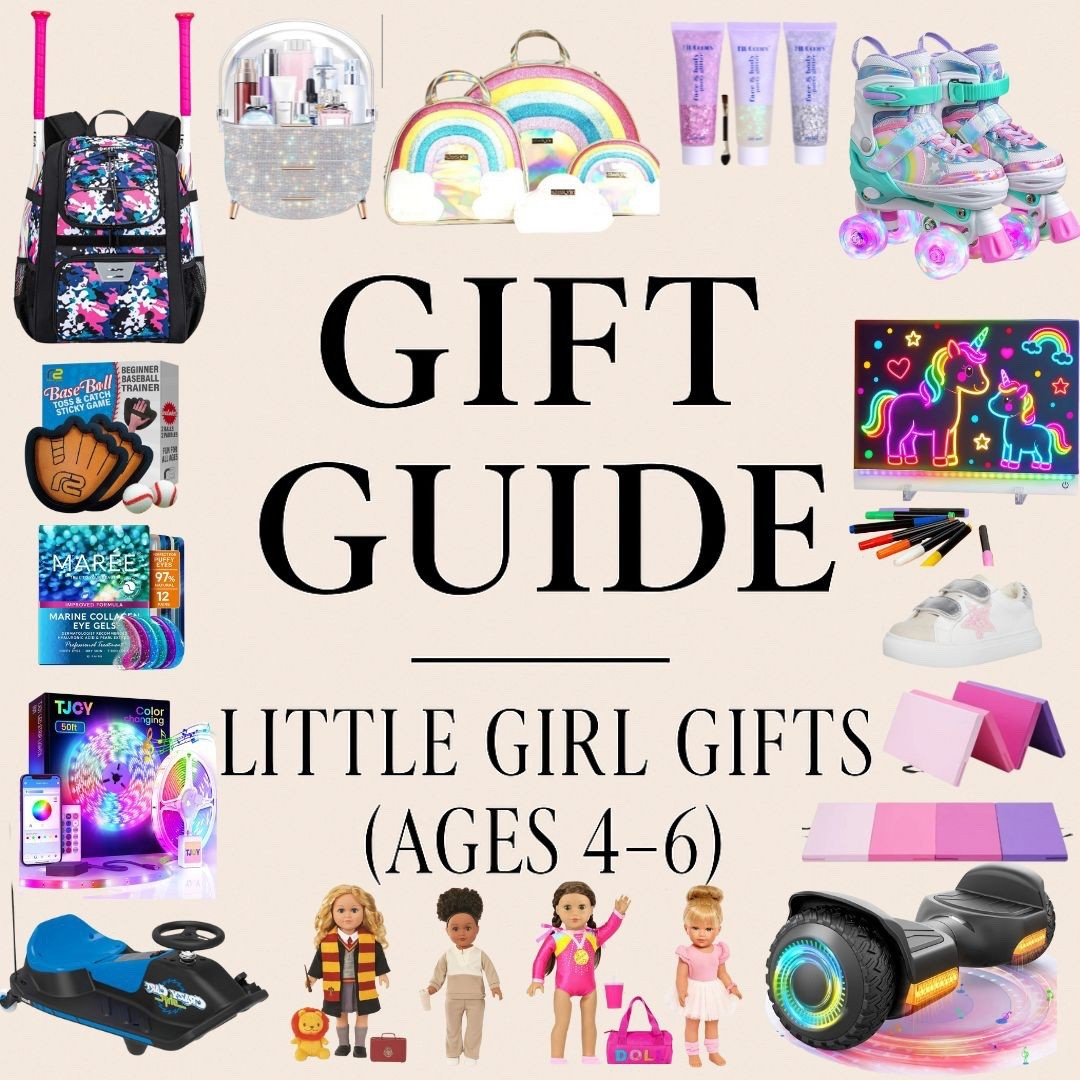 Little Girl Gift Guide 🎀 | Gift Ideas for Ages 4-6 | Christmas Gifts for Girls | Birthday Gifts for Girls | Holiday Gift Ideas | Toys for Girls | Roller Skates | Dolls | Arts + Crafts | STEAM Toys | Best Gifts for Girls | Gift Ideas for Kids

A curated list of colorful and fun gifts for little girls ages 4-6 — rollerskates, craft sets, dolls, learning toys, pretend play and more. Perfect Christmas gift ideas for young girls. Click below to shop! ✨

#LTKKids #LTKHoliday #LTKGiftGuide