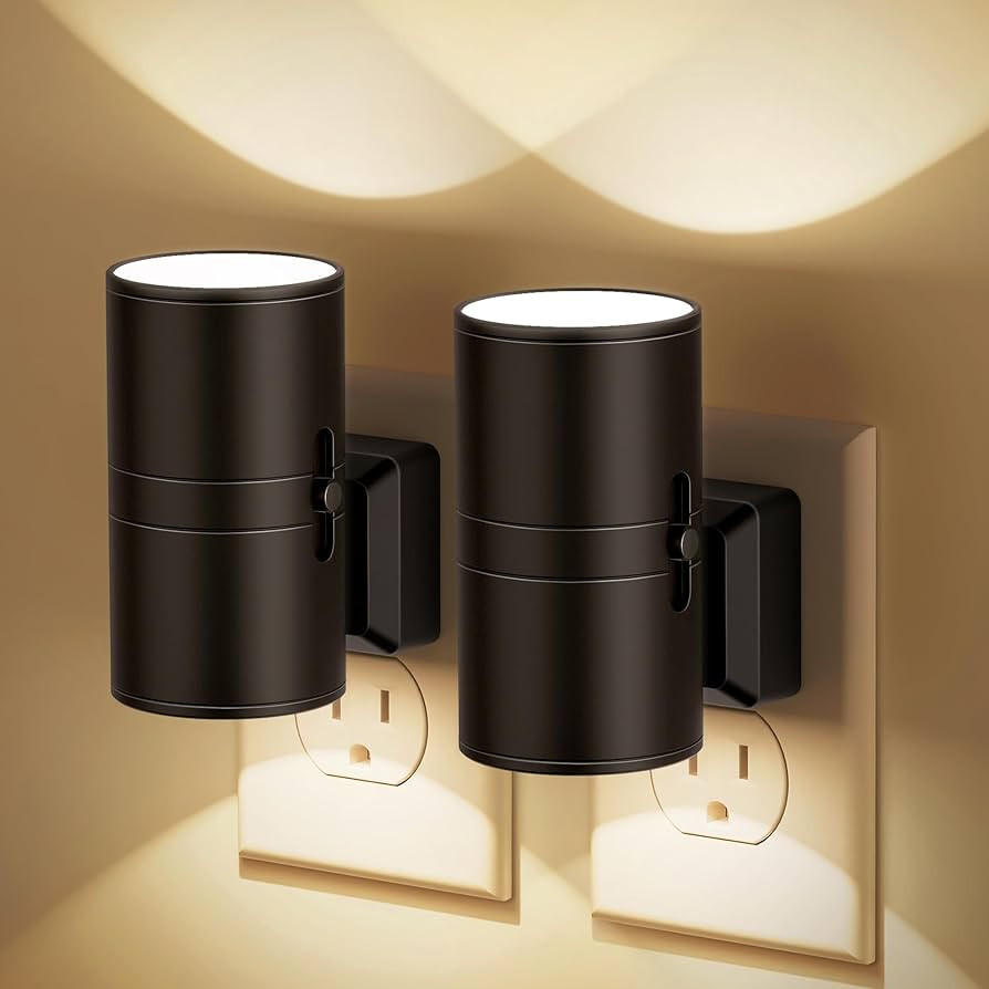 Night Lights Plug into Wall, Dimmable Night Light Plug in, Modern Night Lights with Dusk to Dawn ... | Amazon (US)