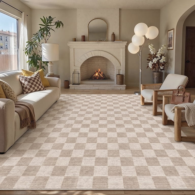 BERTHMEER 8'x10' Area Rugs for Living Room Dining Room Bedroom Farmhouse Office Large Geometric M... | Walmart (US)