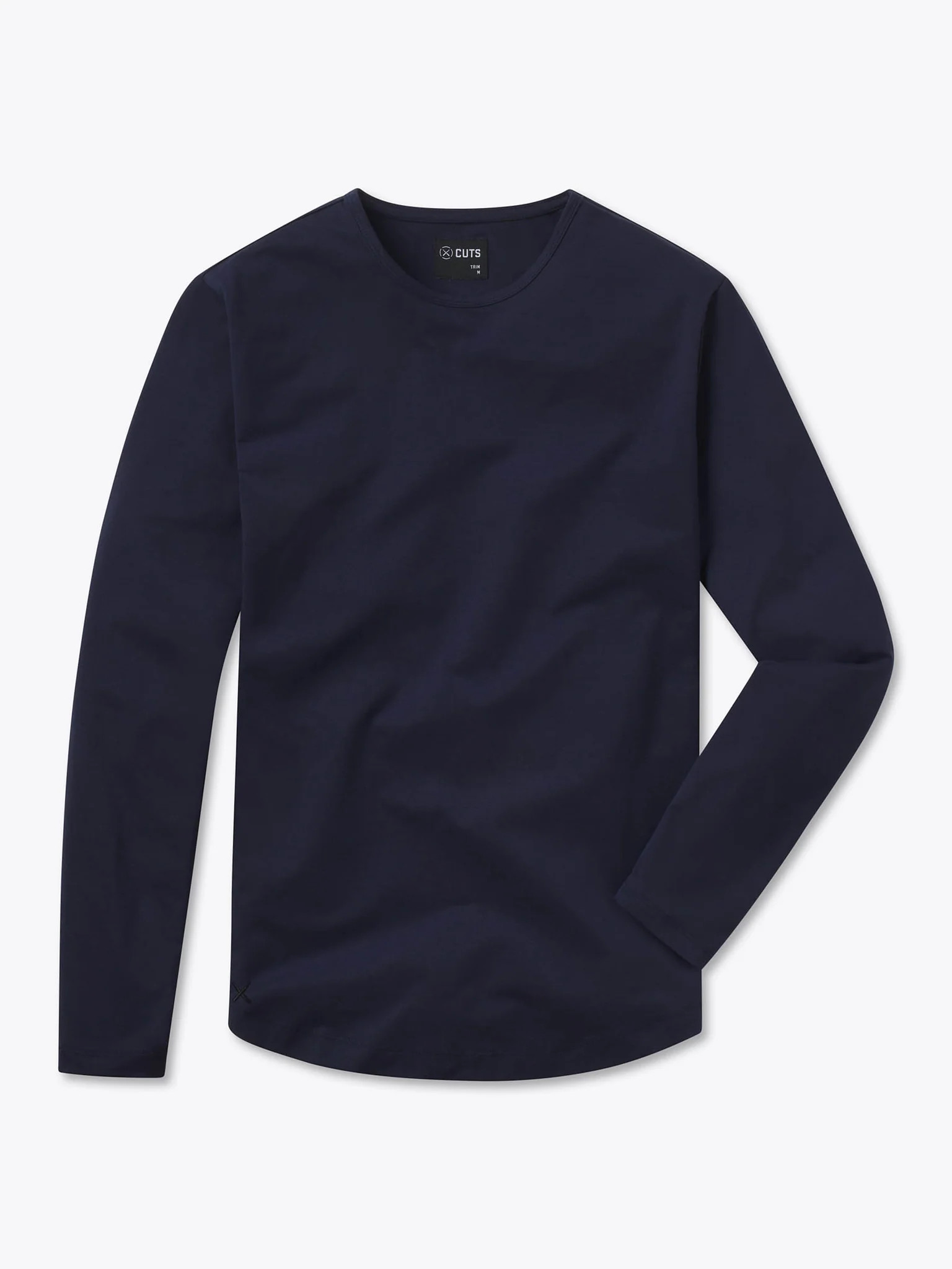 AO Long Sleeve Curve-Hem Tee | Cuts Clothing