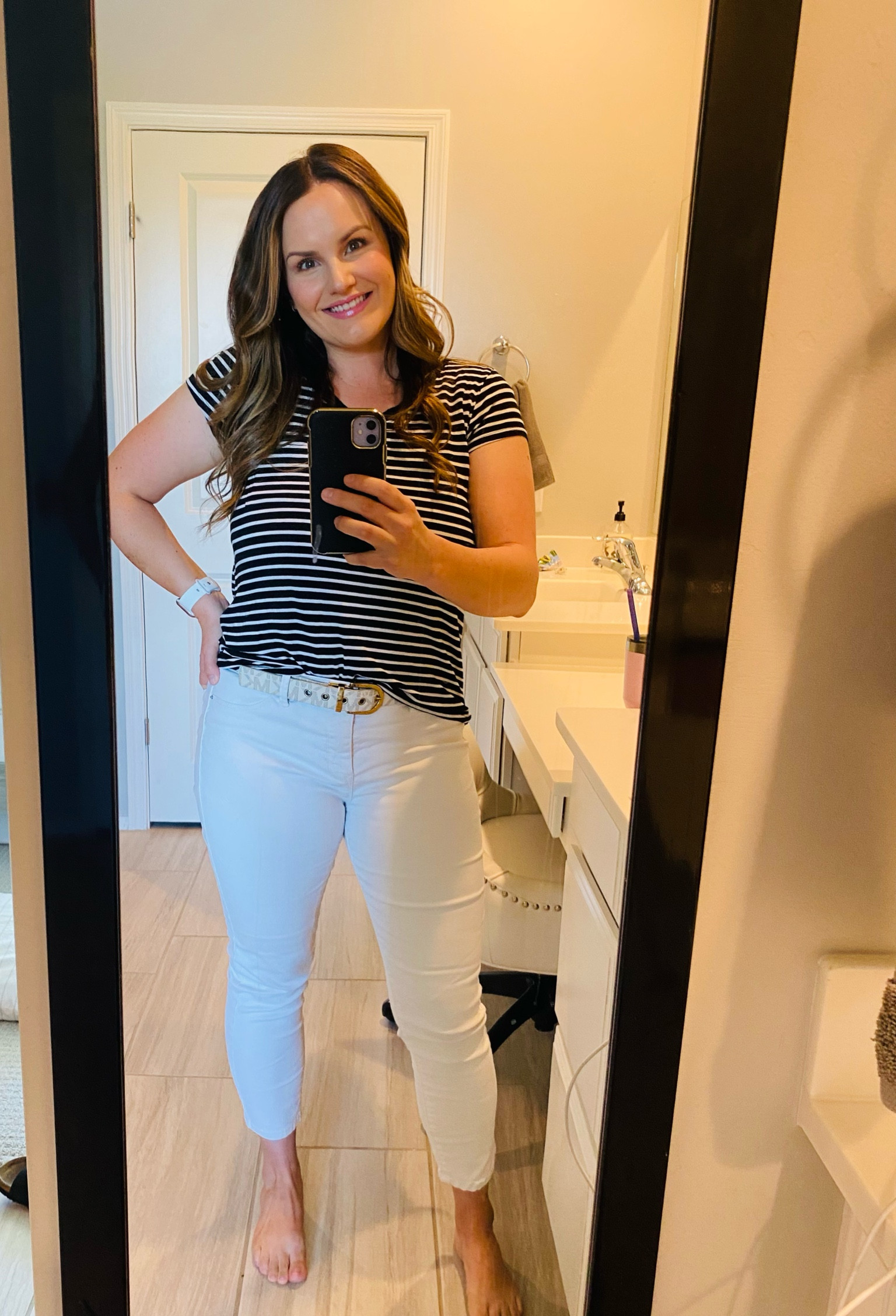 Black and white outfit 