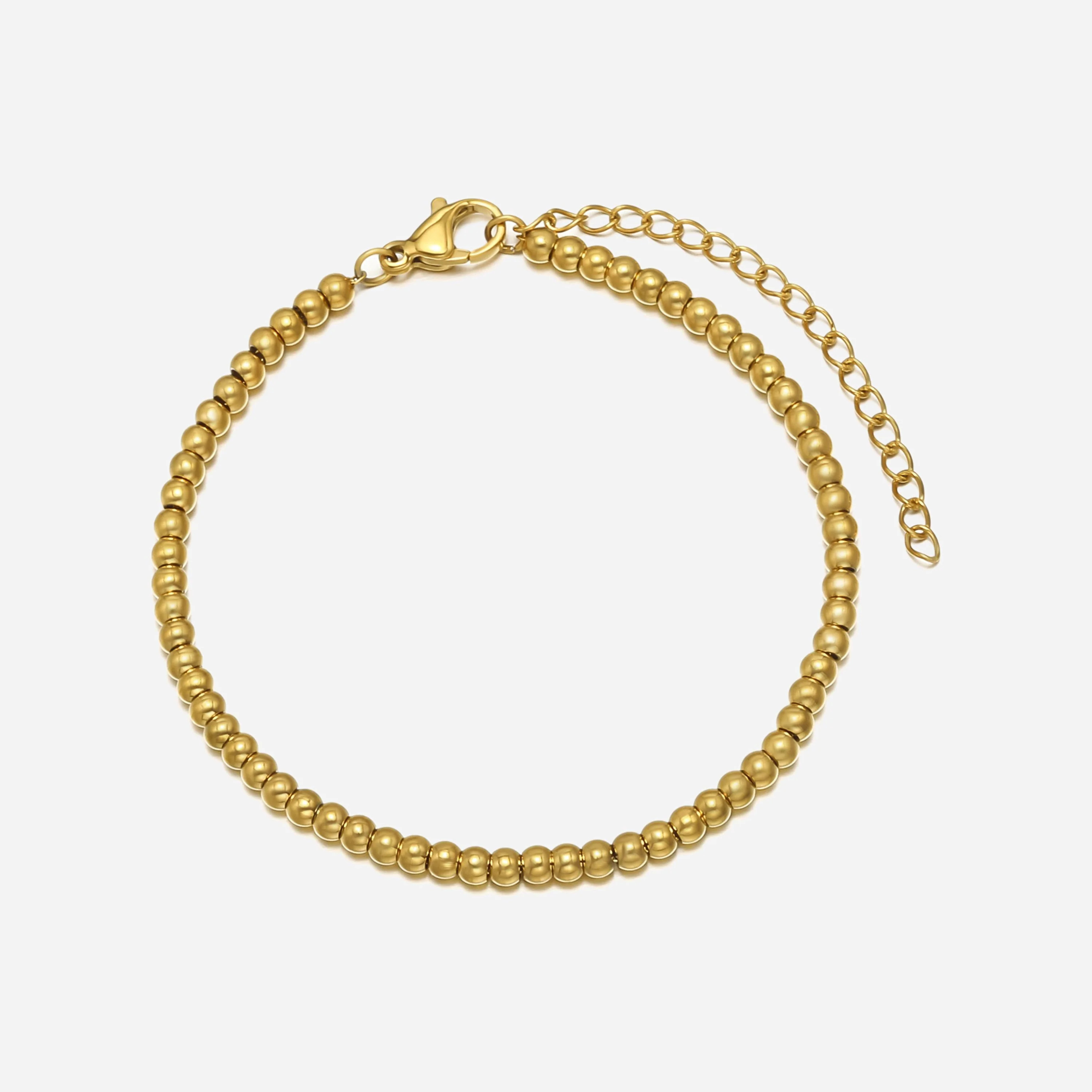 Mya Gold Bead Bracelet | Victoria Emerson