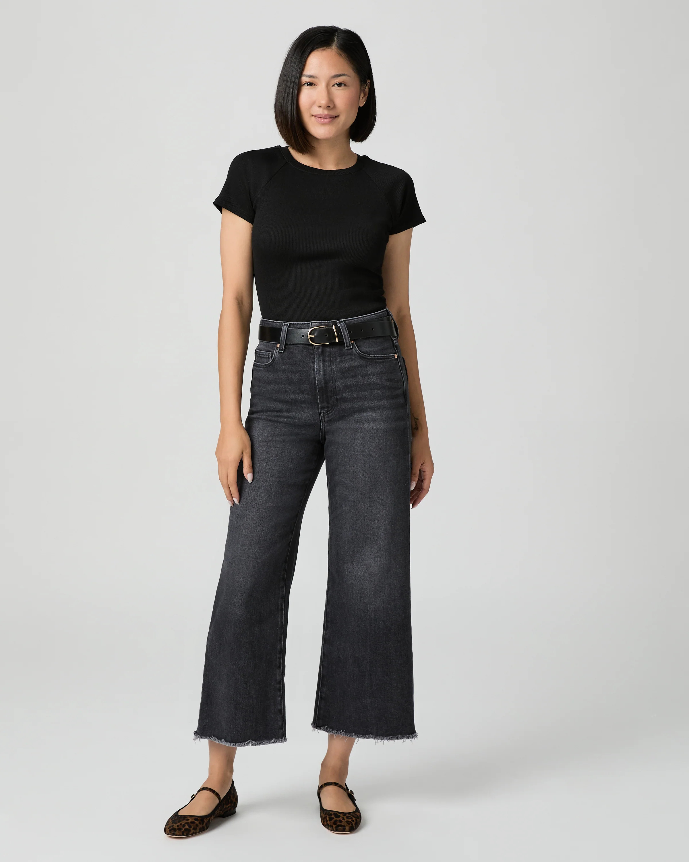 Anessa Petite Wide Leg Jean | Paige