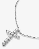 "Oh She Fancy" Cross Pendant 16" | Melinda Maria
