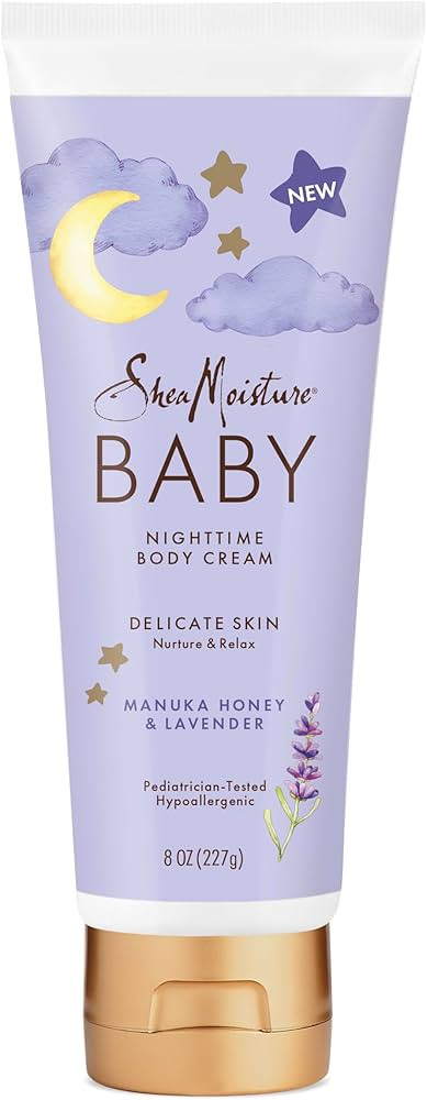 SheaMoisture Baby Moisturizer Manuka Honey & Lavender for Delicate Hair and Skin Nighttime Hair a... | Amazon (US)
