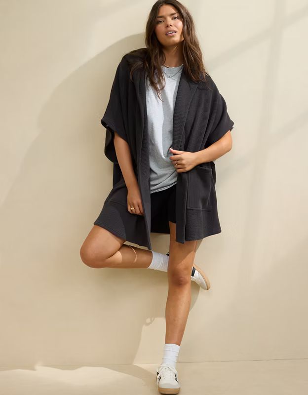 Hooded Fleece Cape | American Eagle Outfitters (US & CA)