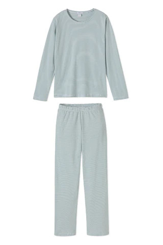 Pima Long-Long Weekend Set in Classic Green | Lake Pajamas