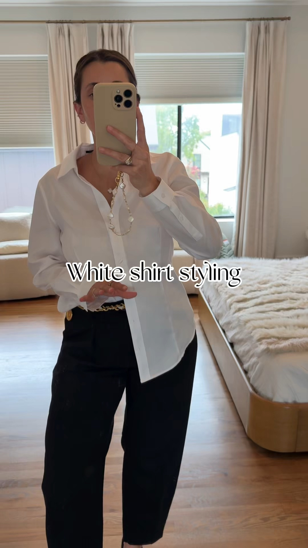 The must have piece in your closet! A classic white button down shirt

#LTKootd #LTKmomlife #LTKWorkwear