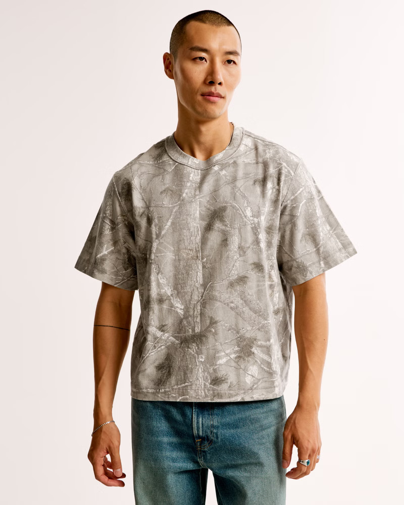 Premium Heavyweight Cropped Tee | Abercrombie & Fitch (US)