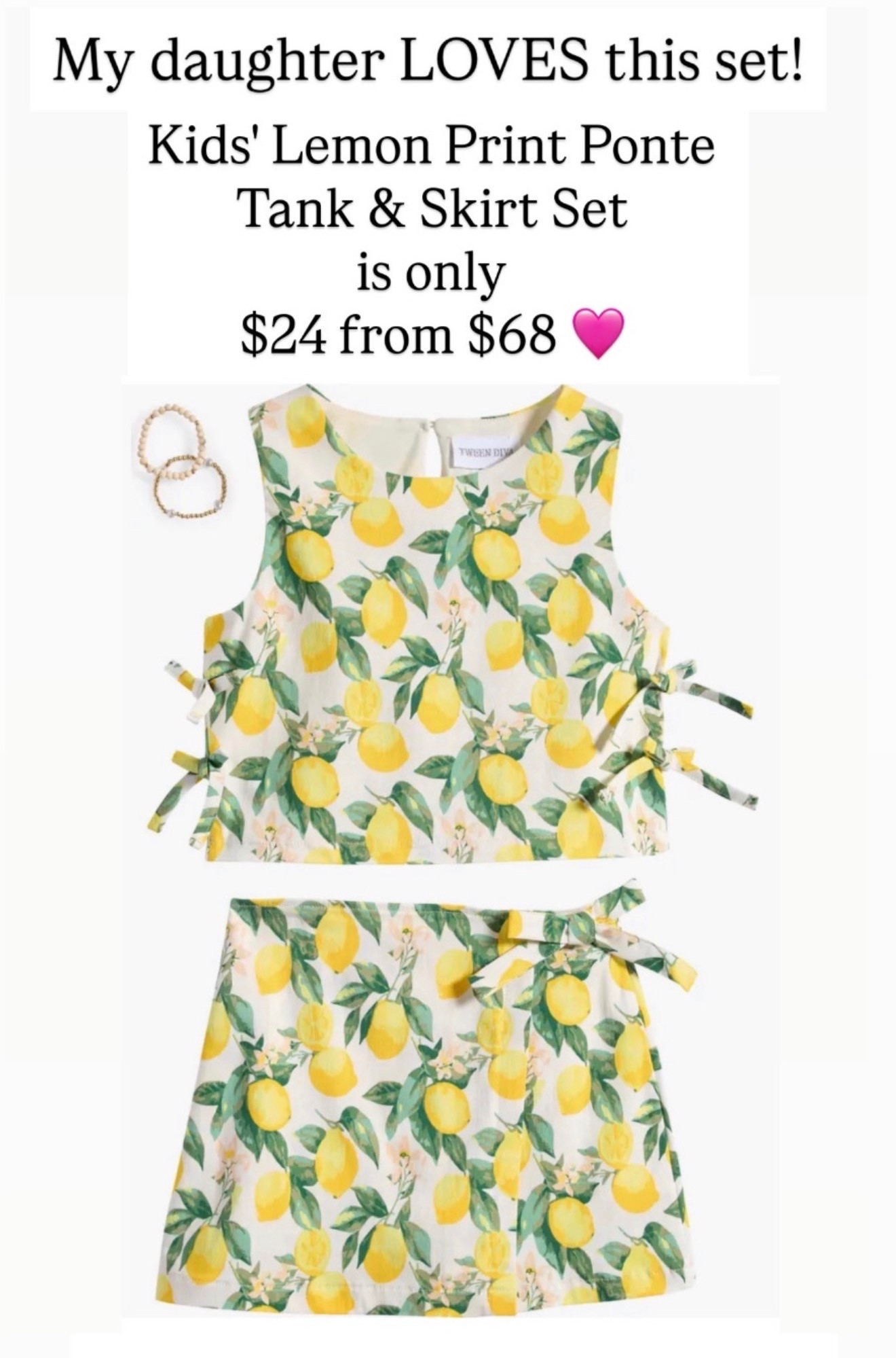 Cutest Summer for girls I love the lemon print

#LTKKids #LTKSaleAlert