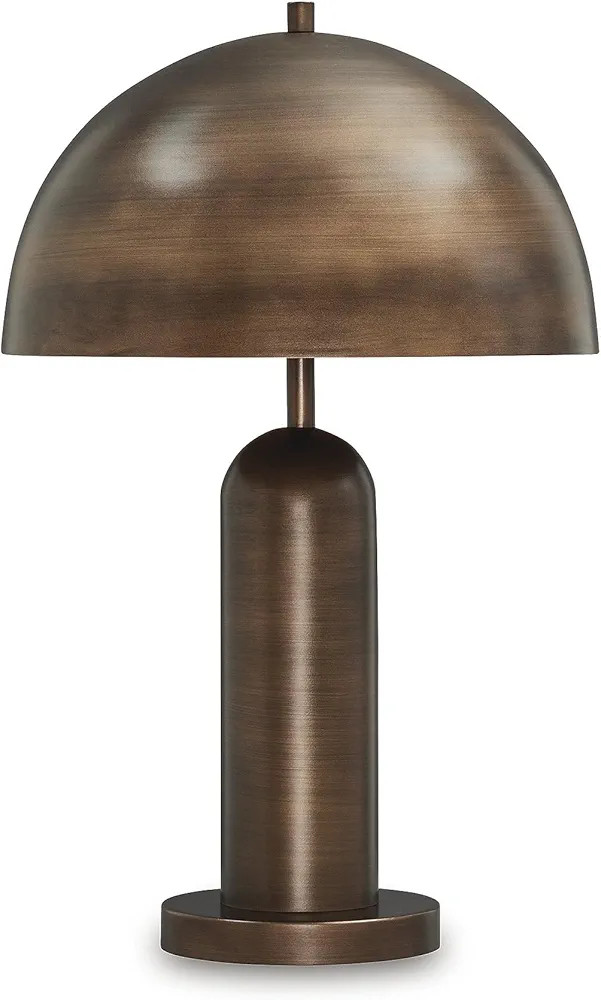 Signature Design by Ashley Wendfield Industrial Metal Table Lamp with On-Off Switch and 2 Sockets... | Amazon (US)