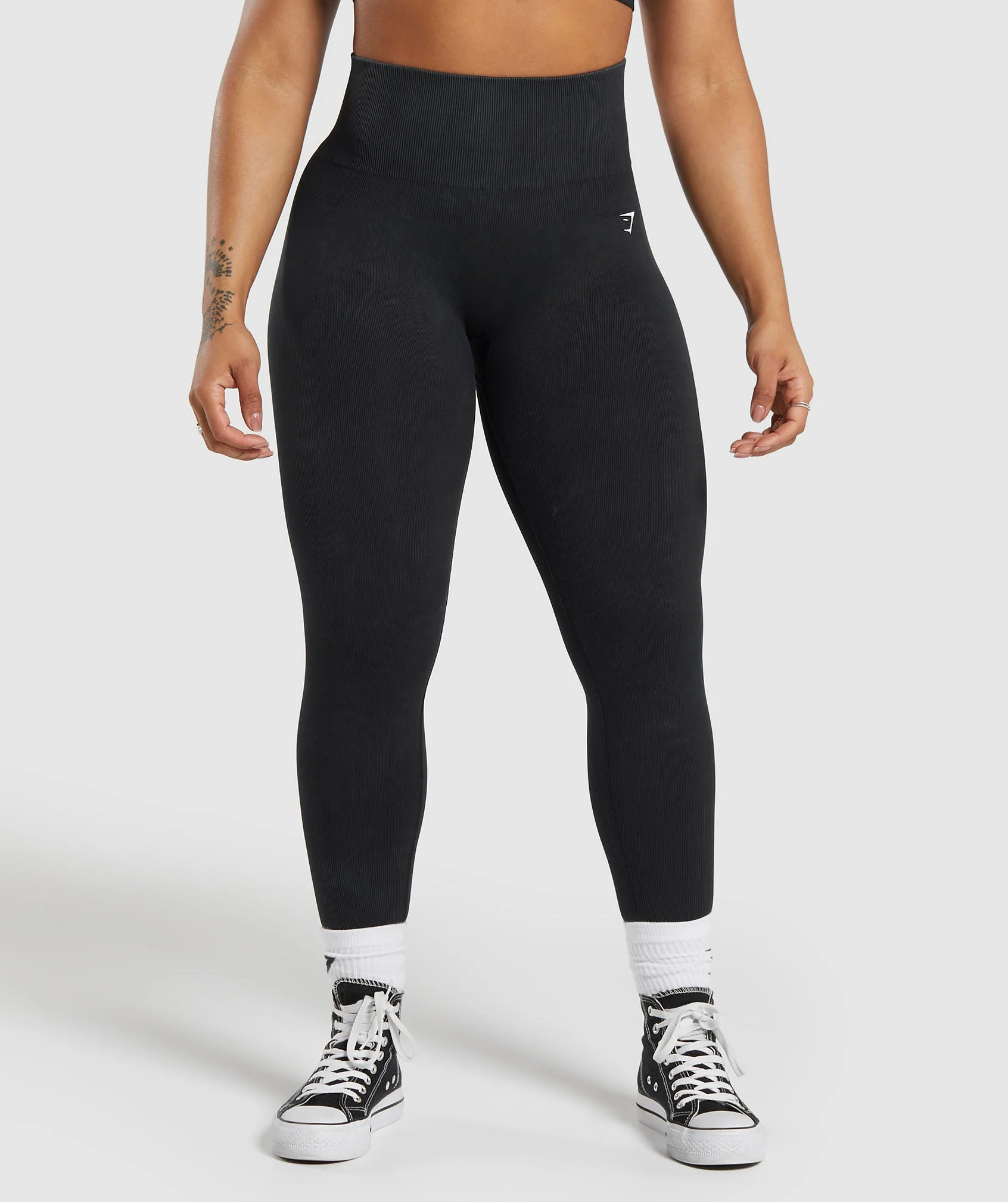 Gymshark Gains Seamless Leggings - Black | Gymshark US