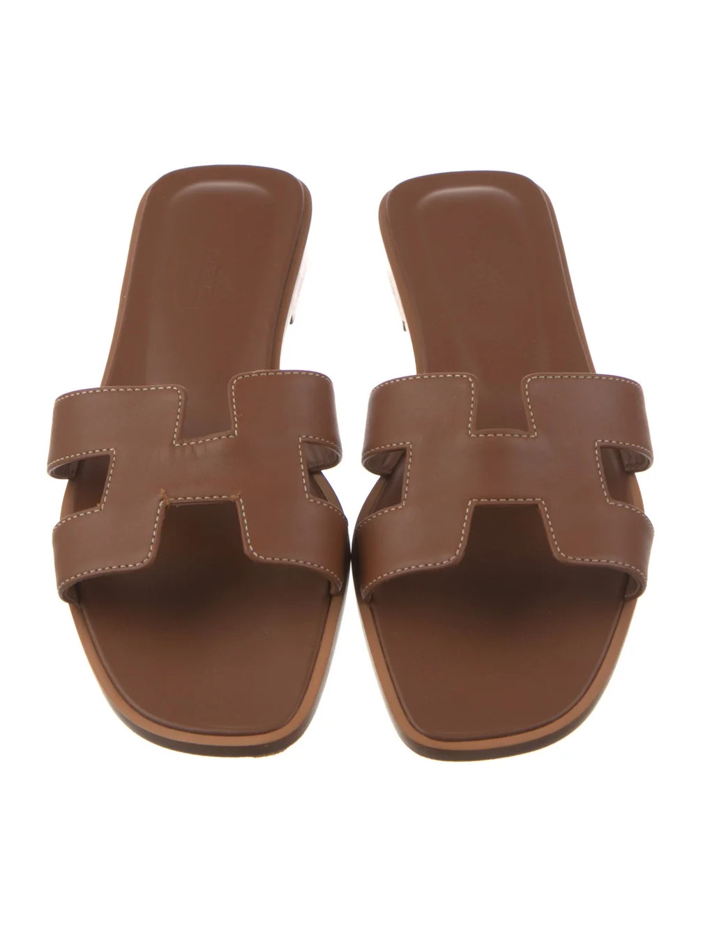 Oran Leather Slides | The RealReal