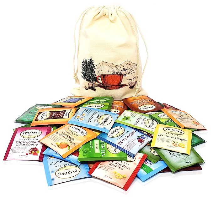 Twinings Tea Bags Sampler Assortment Variety Pack Gift - 48 Count | Amazon (US)