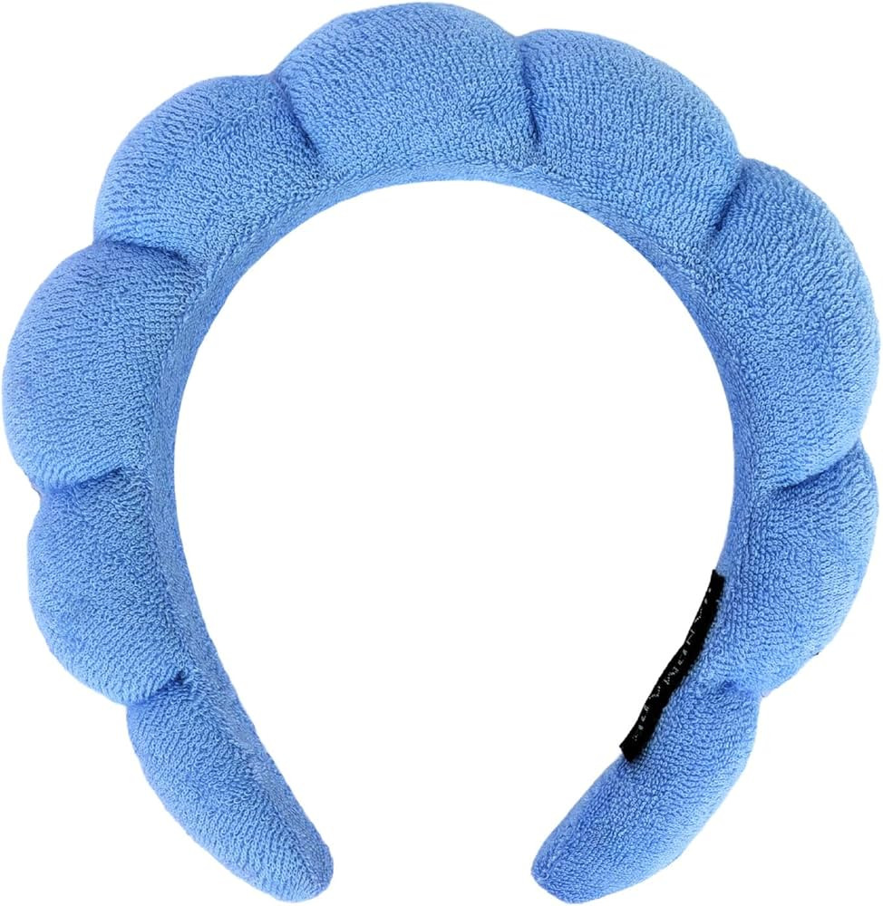 Women's Spa Headband for Face Care - Terry Cloth Hair Accessory for Washing, Makeup Removal, and ... | Amazon (US)