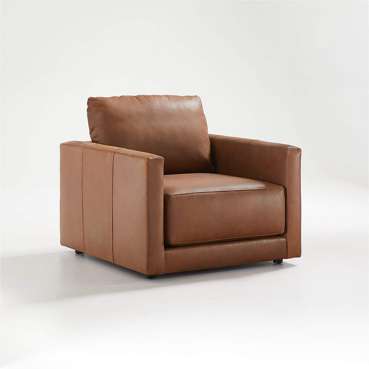 Gather Leather Chair + Reviews | Crate & Barrel | Crate & Barrel