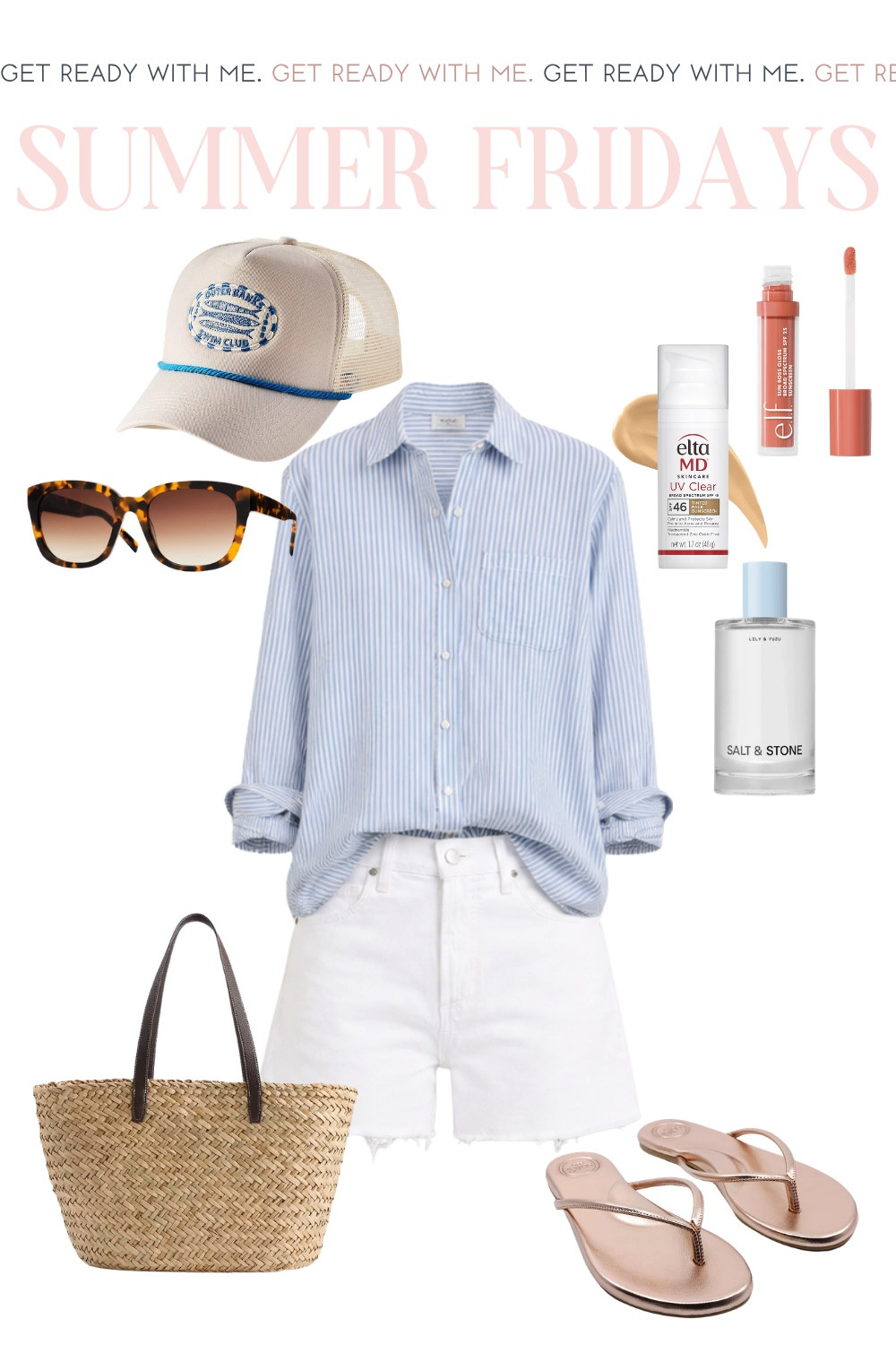 Blue stripes, crisp white denim, and beach-day accessories… this is the effortless summer outfit I’ll be reaching for on repeat. I paired it with my favorite oversized tote, chic sunglasses, comfy sandals, SPF essentials, and a glossy lip for an easy look that’s perfect for vacations, pool days, errands, or lunch by the water.

Everything is linked here—from the outfit to the beauty favorites and accessories. Save this one for your next summer outfit idea.

#LTKSeasonal #SummerStyle #BeachStyle #VacationOutfit #MomStyle #CoastalStyle #CapsuleWardrobe #SummerFashion #ResortWear #EverydayStyle

#LTKSeasonal #LTKootd #LTKTravel