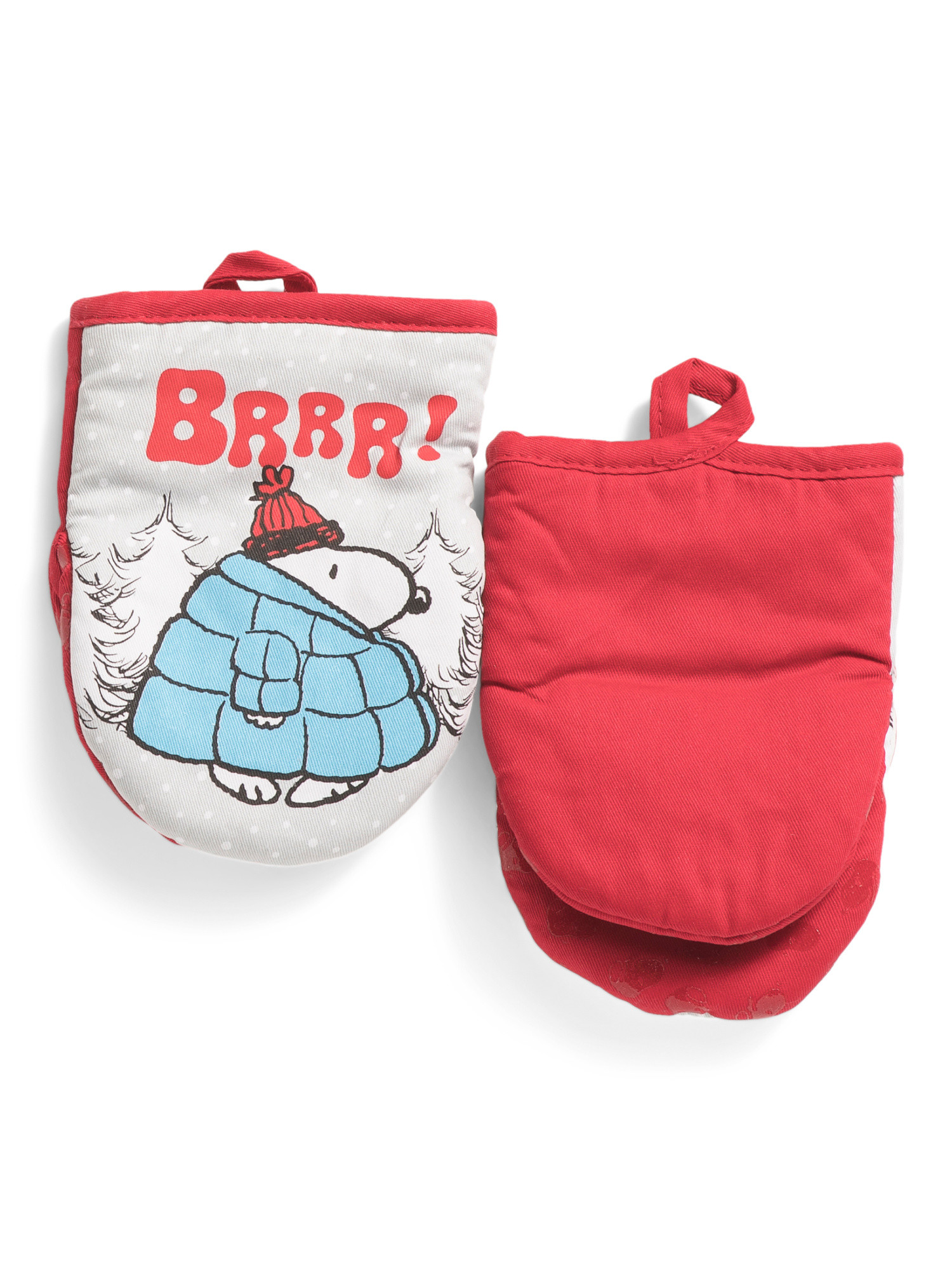 2pk Snoopy Puffer Oven Mitts | TJ Maxx