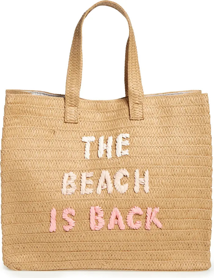 The Beach is Back Straw Tote | Nordstrom