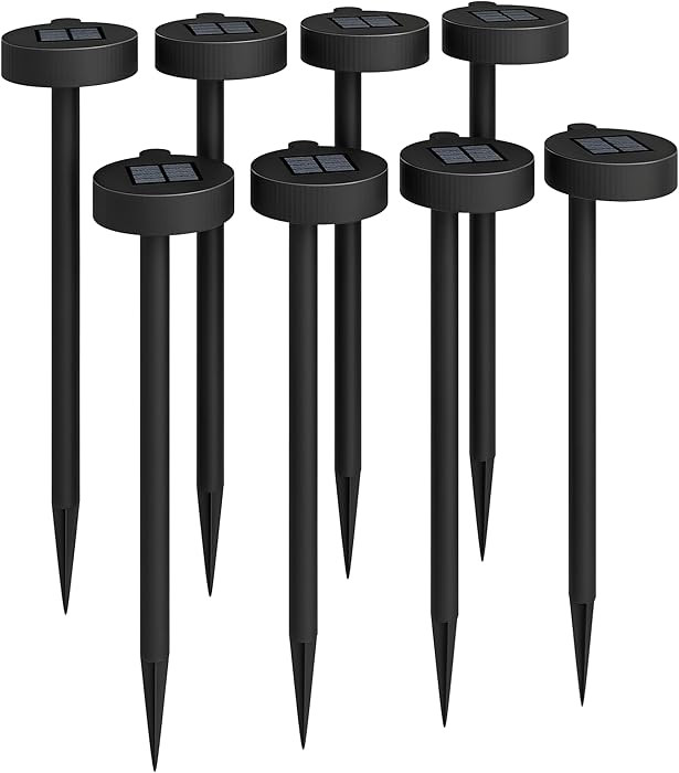 Outsunny 8 Pack Solar Garden Lights Outdoor Solar Pathway Lights, Auto On/Off LED Landscape Light... | Amazon (CA)