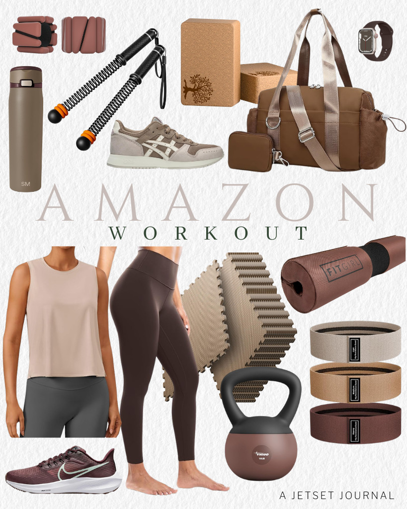 Here are this week’s cool Amazon fitness finds! I love this workout tank top from PINSPARK and these workout leggings! These cozy sneakers also work for this fit. For your gym essentials, ERTUNA has a mini gym bag that's the perfect size for your gym or yoga essentials. I love the workout equipment that comes with this collection, like the ropeless battle ropes and wrist weights.


#LTKSeasonal #LTKSaleAlert #LTKTravel 

 