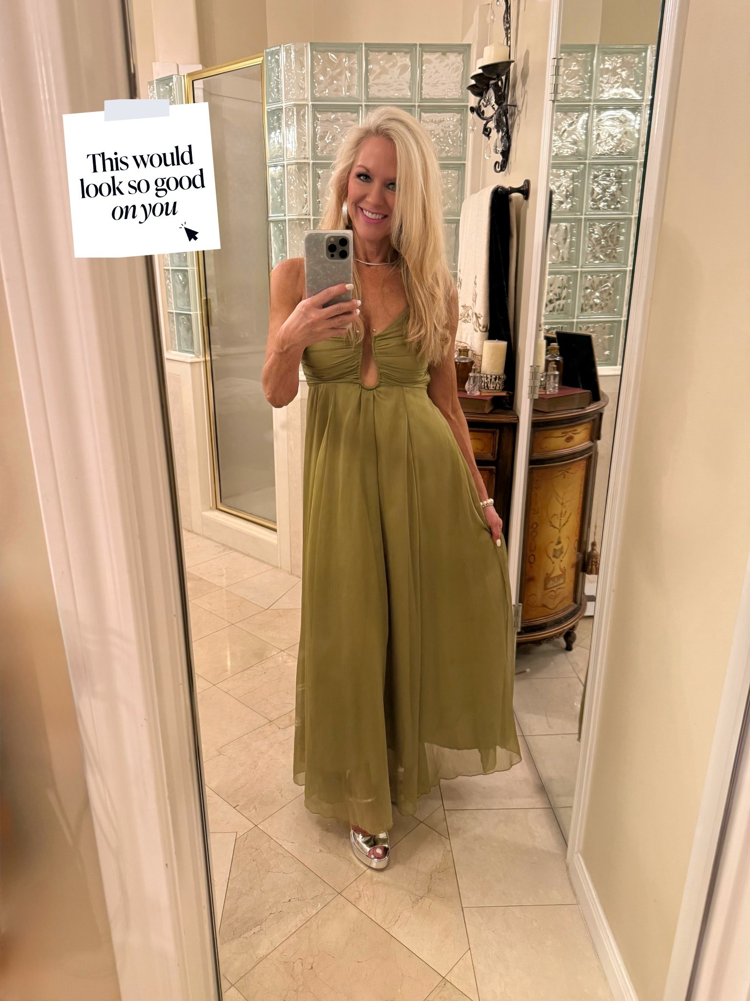 Get ready for spring and summer in this beautiful flowy dress! I am 5’4”, 113 lbs and wearing a size small in the dress. Dress code: 12Amy & Shoes code: AMY15

#LTKgrwm #LTKspring #LTKootd