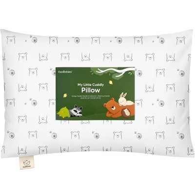 KeaBabies Cuddly Toddler Pillow with Pillowcase, 13X18 Kids Pillow for Sleeping, Small Travel Pillows, Nursery Pillow (Bumble Bear) | Target