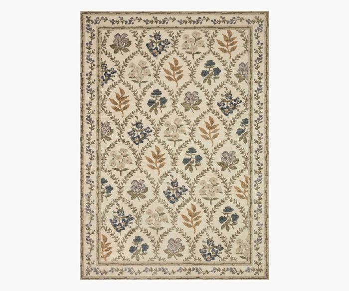 Fiore Hawthorne Ivory Power-Loomed Rug | Rifle Paper Co. | Rifle Paper Co.