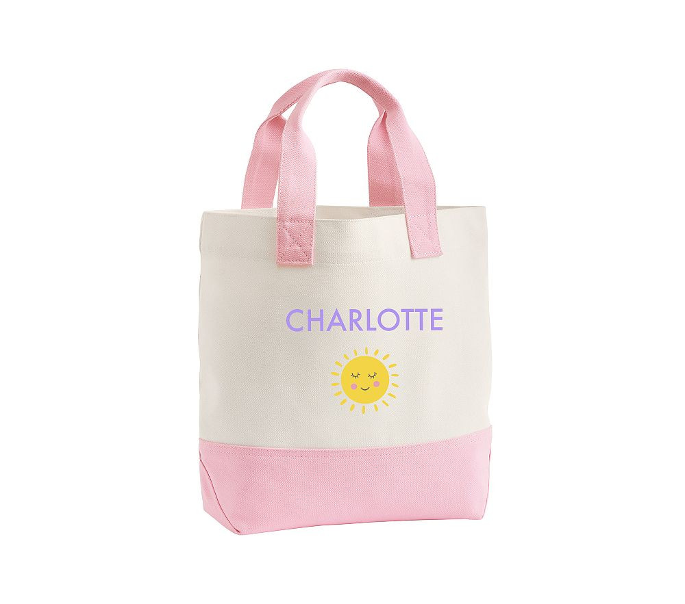 Pink Customizable Kids Beach Tote Bag | Pottery Barn Kids
