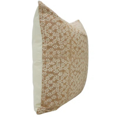 Fabdivine Artistic Handmade Pillow Cover â€“ Elegant Linen Accent, Saat Samundar,Brown | Wayfair North America