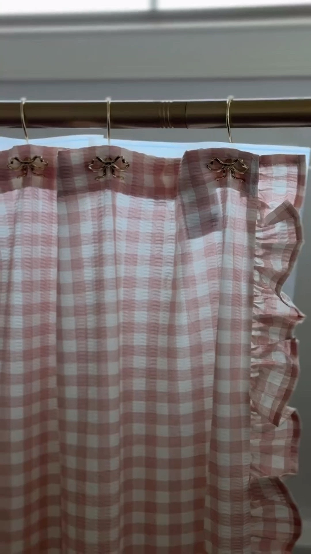 I found the PERFECT shower curtain for a girls bathroom! 🌸💕🌷 This pink gingham is soooo my daughter so this was an immediate add to the cart.

#TargetFinds #GirlsBathroom #PinkGingham #BathroomDecor #HomeDecor @target