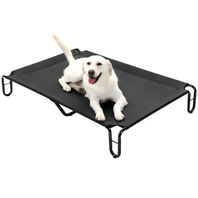 Elevated Outdoor Dog Bed - Dog Cots Beds For Large Dogs XL, Waterproof Raised Dog Bed Easy To Assemble, Cooling Elevated Dog Bed With Mesh, Durable, N | Wayfair North America