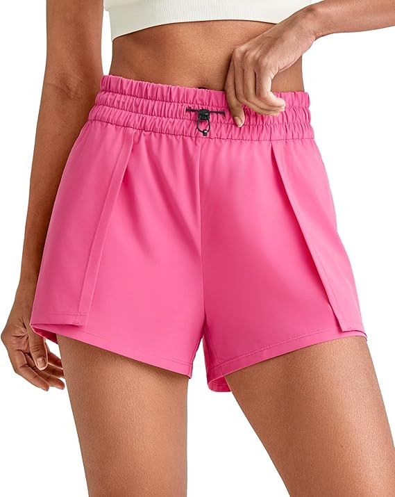 G4Free Athletic Running Shorts for Women 2 in 1 Flowy Mid Rise Quick Dry Workout Summer Shorts fo... | Amazon (US)