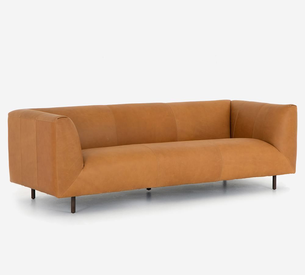 Palma Leather Sofa | Pottery Barn (US)