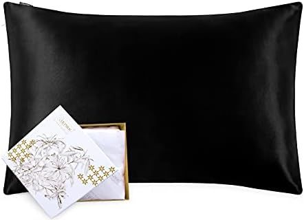 LilySilk Silk Pillowcase for Hair and Skin Standard-100% Mulberry Silk 19 Momme Both Sides Silk B... | Amazon (US)
