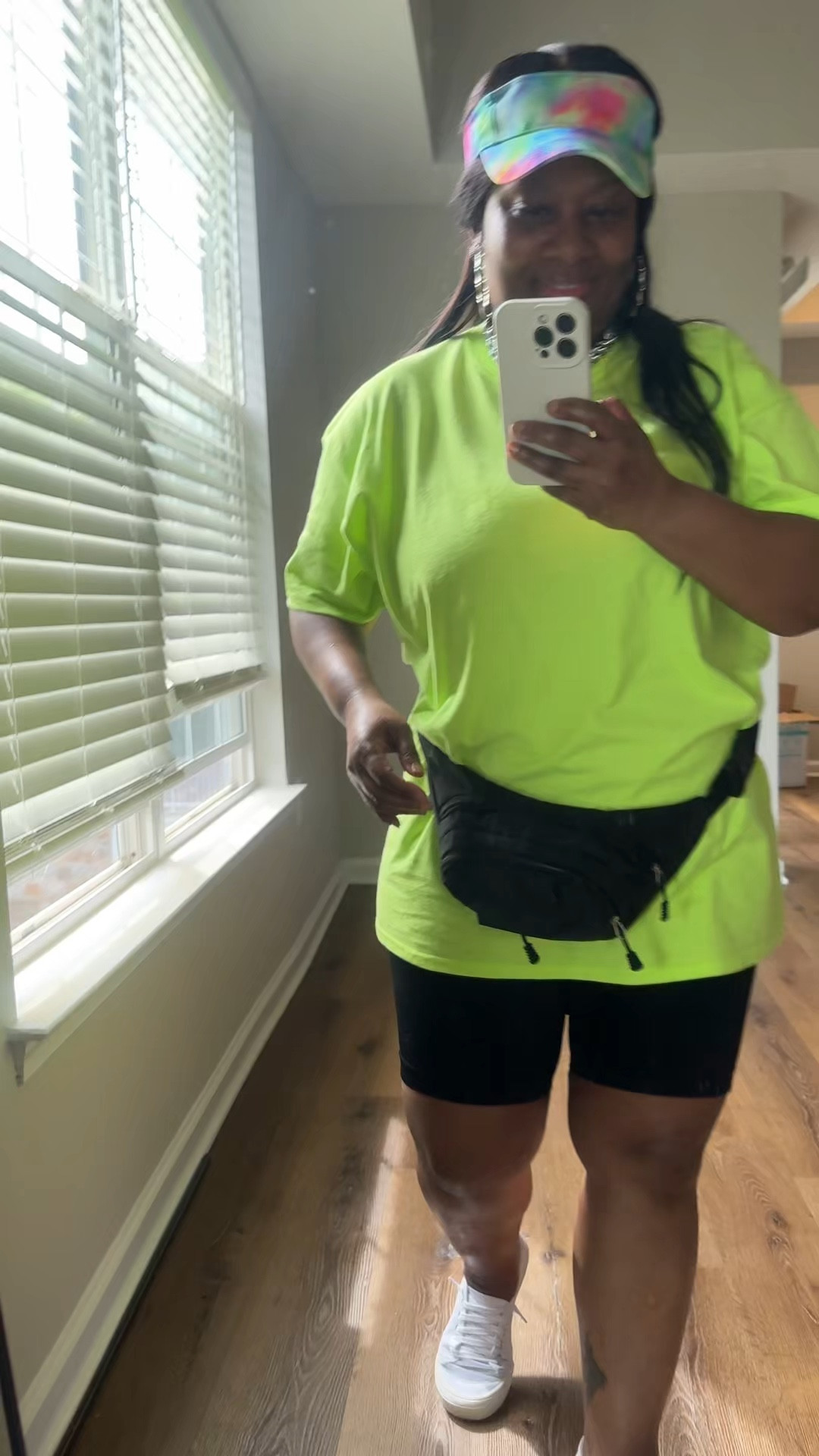 It was definitely a blast from the past with this 80’s inspired outfit. It was a very colorful, and fun era for fashion. I’m not a big shorts fan, but I had to incorporate this Shapermint biker shorts for the look. I’m wearing an extra large and the fit was great!

#LTKgrwm #LTKootd #LTKSeasonal
