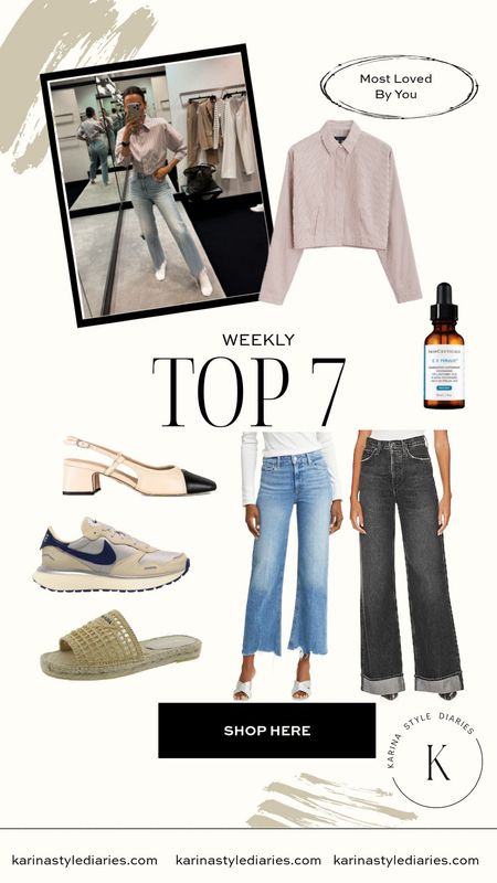Weekly best sellers! Favorite fashion forward sneakers, this beautiful cropped stripped shirt you’re all loving so much! And much more! 

#LTKstyletip #LTKshoecrush #LTKbeauty