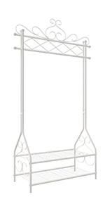 SONGMICS Vintage Clothes Stand and Rack with Garment Rail and 2 metal shelves 92 x 41 x 173 cm (W... | Amazon (UK)