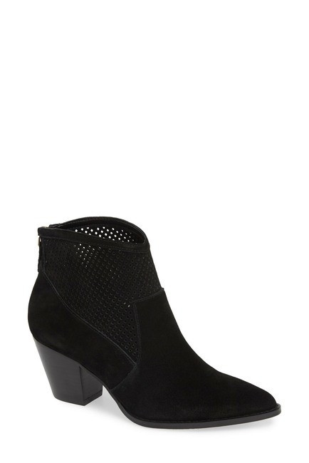 Treasure & BondBoone Perforated Western Bootie | Nordstrom Rack