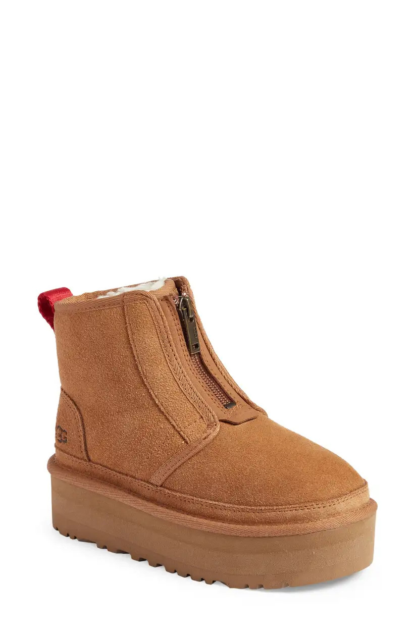 UGG® Kids' Neumel Zip Platform Boot (Little Kid & Big Kid) | Nordstrom
