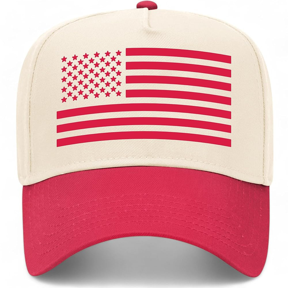 American Flag Vintage Trucker Hat | America USA | Premium Snapback Baseball Hat for Men & Women | Amazon (US)