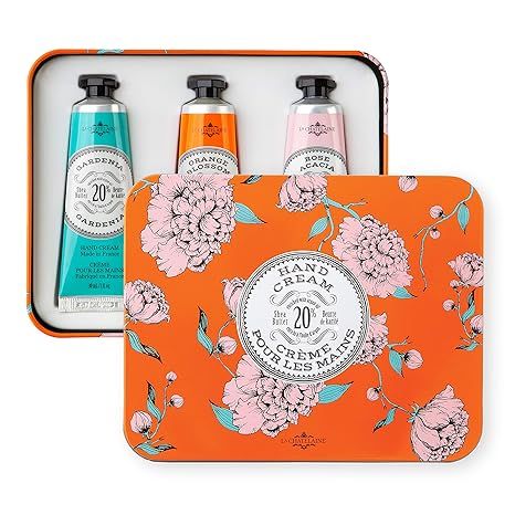 La Chatelaine Hand Cream Trio Tin Gift Set, Plant-Based, Made in France with 20% Organic Shea But... | Amazon (US)