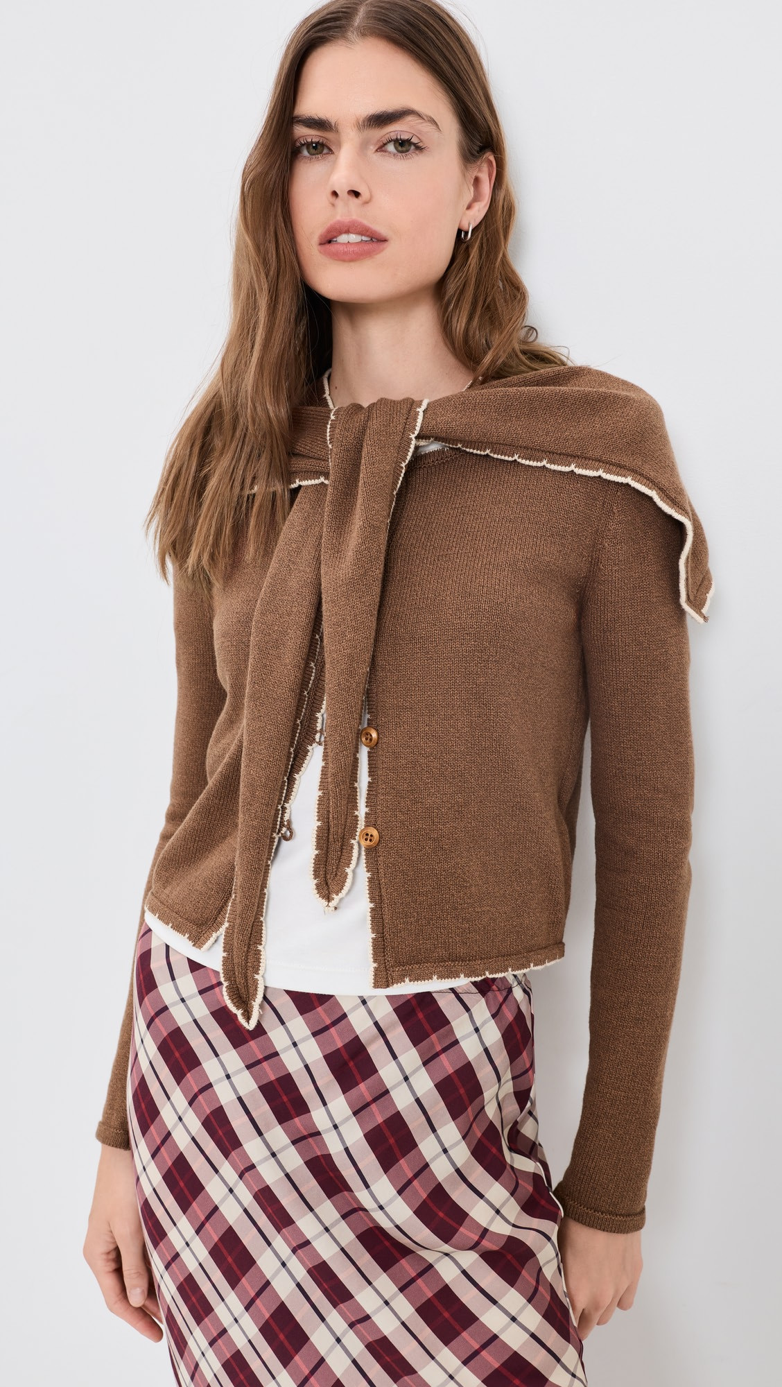 Cardigan with Detachable Sailor Collar | Shopbop