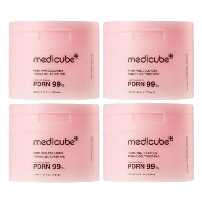 medicube - PDRN Pink Collagen Toning Gel Toner Pad - 120ml/70ea (4ea) Set | Stylevana